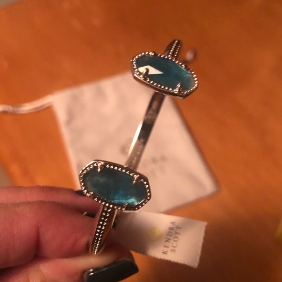 NWT Kendra Scott Elton Silver Cuff Bracelet. - Picture 3 of 6